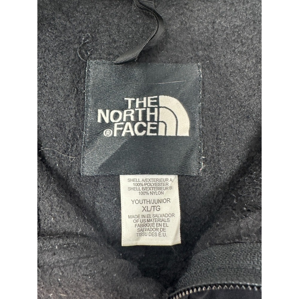 The North Face Jacket Boys Extra Large XL Black Denali Mock Neck Fleece Outdoors - Picture 5 of 12